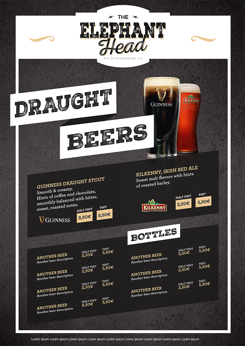 Elephant Beers Draught Beers