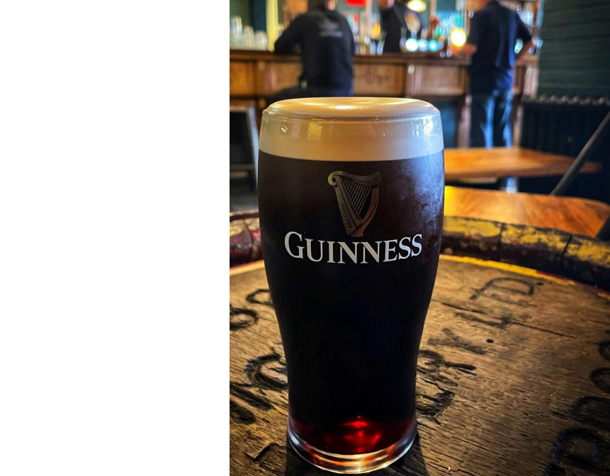 GUINNESS SERVED HERE - GREAT PINT